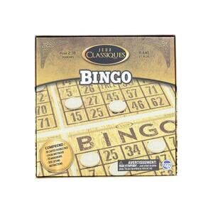 Classic Games Wood Bingo Set